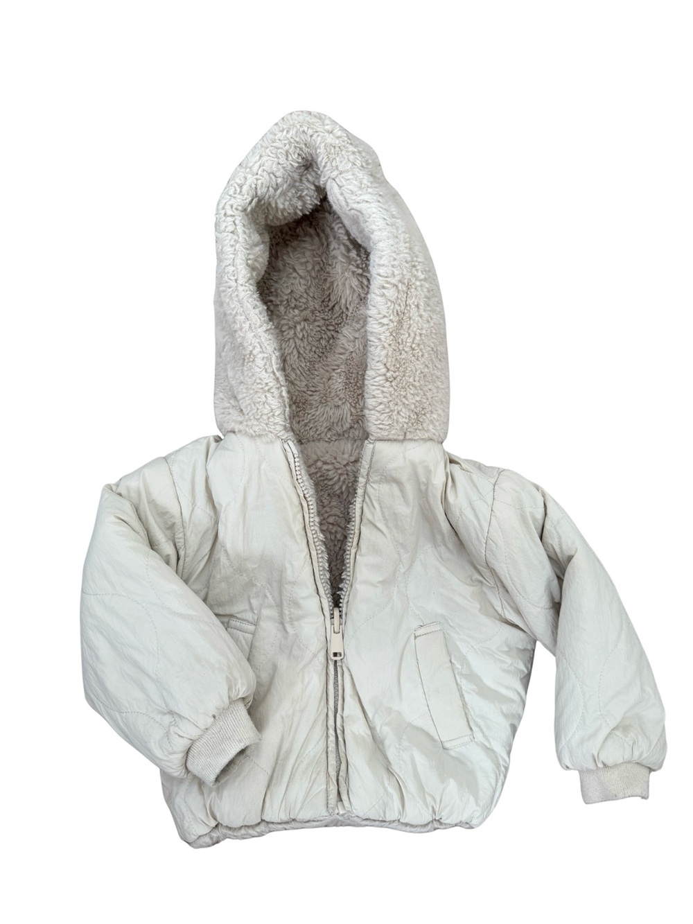 Zara Baby Sherpa Reversible Jacket
